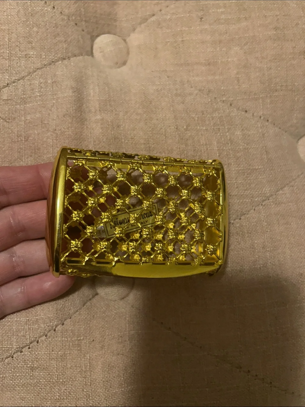 Vintage Neiman Marcus Lipstick case. Gold has never faded. Excellent condition